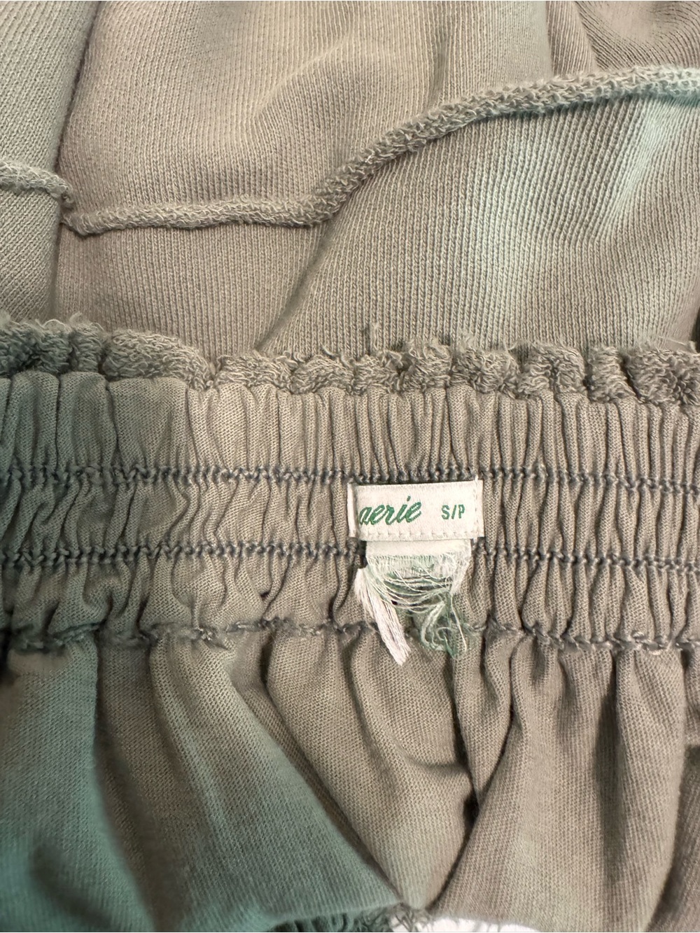 Aerie Tiered Olive Green Women's Skirt, size small - like new - Picture 4 of 6